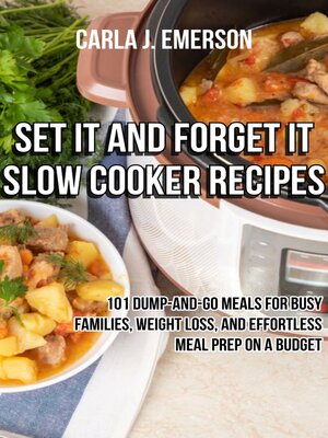 cover image of Set It and Forget It Slow Cooker Recipes